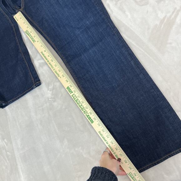 Levis 525 Jeans Womens 16 Blue Denim Perfect Waist Bootcut Tummy Control Casual - Picture 3 of 12